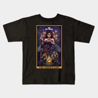 The Goddess Eris The Tower Tarot Card Kids T-Shirt